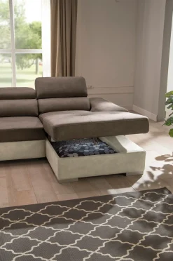 Best Divano con penisola in Microfibra a prezzo scontato Divani