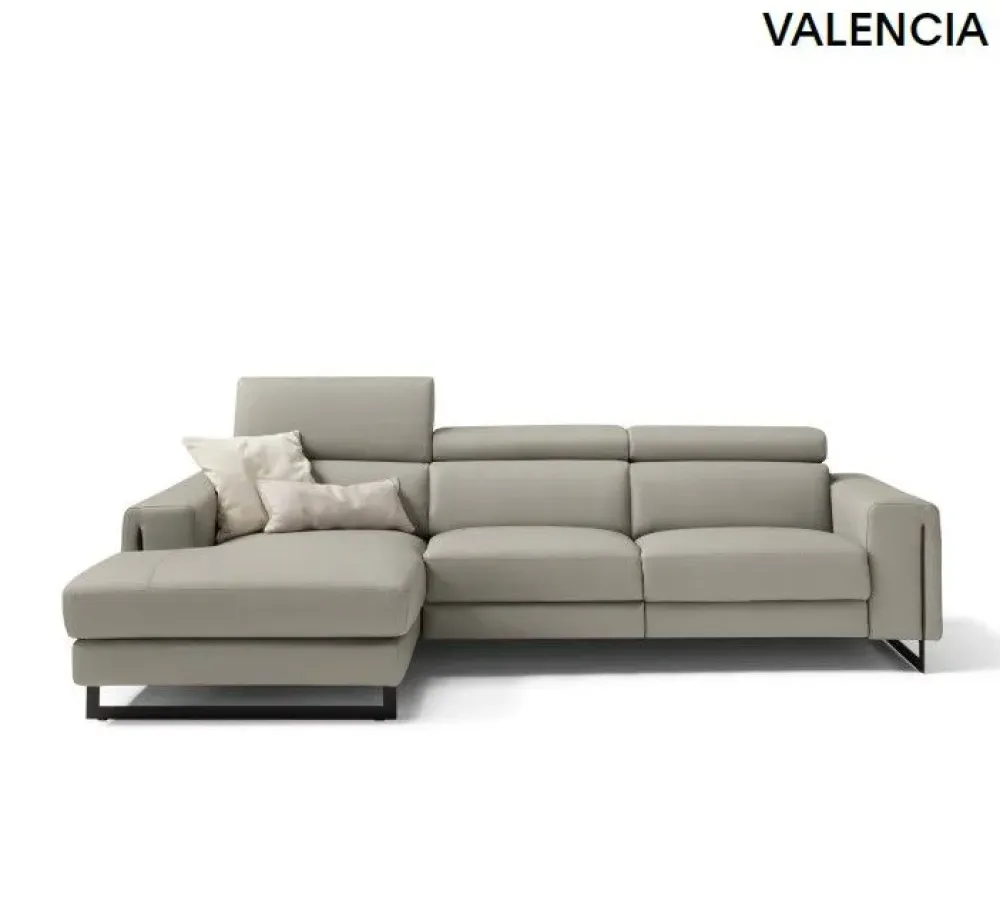 Online Divano con penisola in Pelle a prezzo ribassato Divani