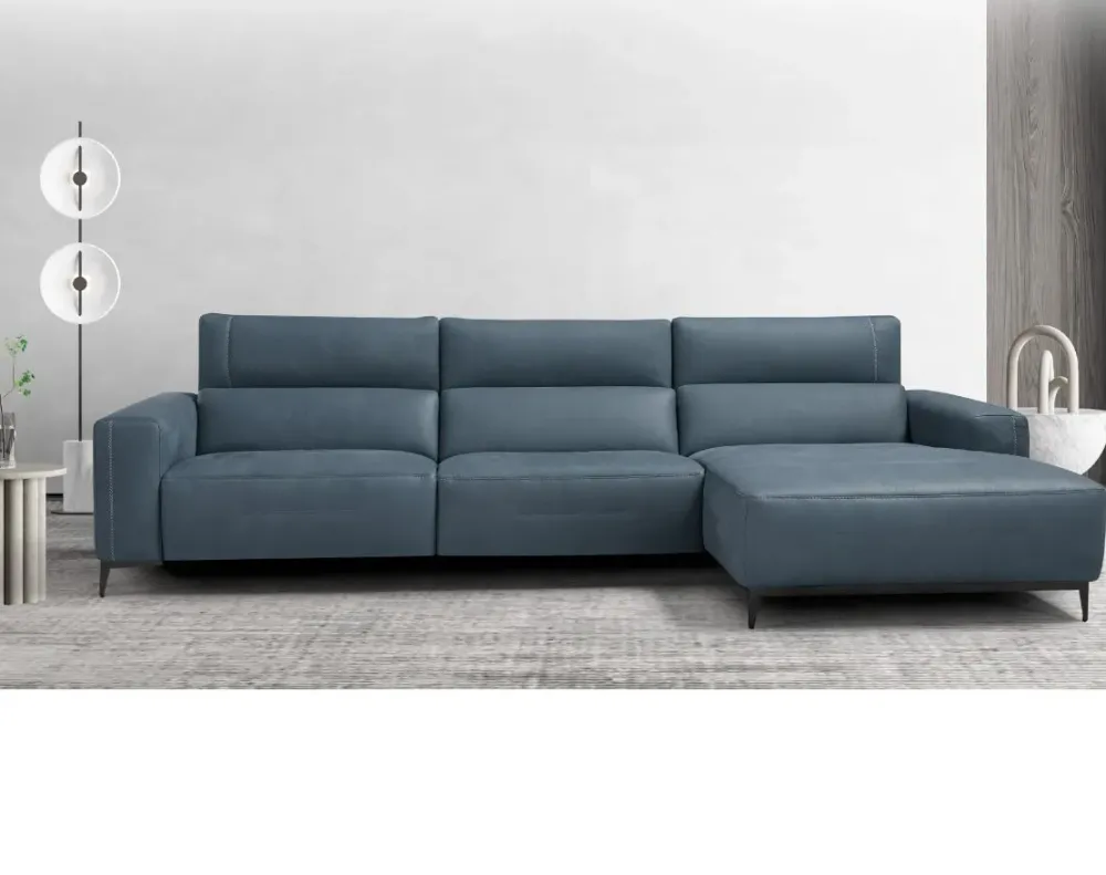 Divano con penisola in stile Design Con seduta allungabile con forte sconto^Md work Best