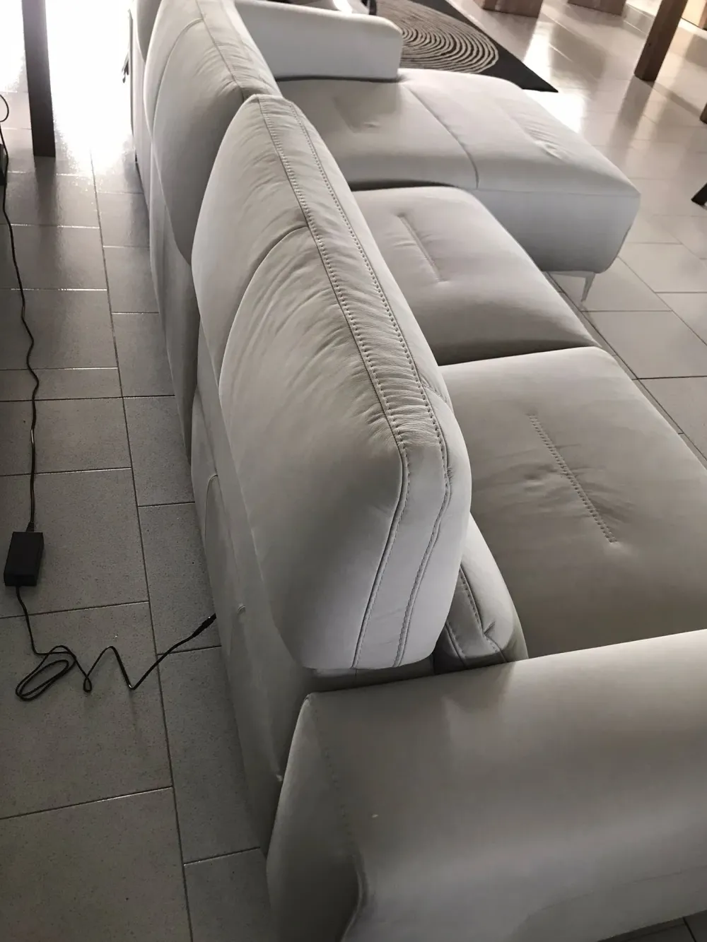 Divano con penisola in stile Design Con seduta allungabile con forte sconto^Md work Best