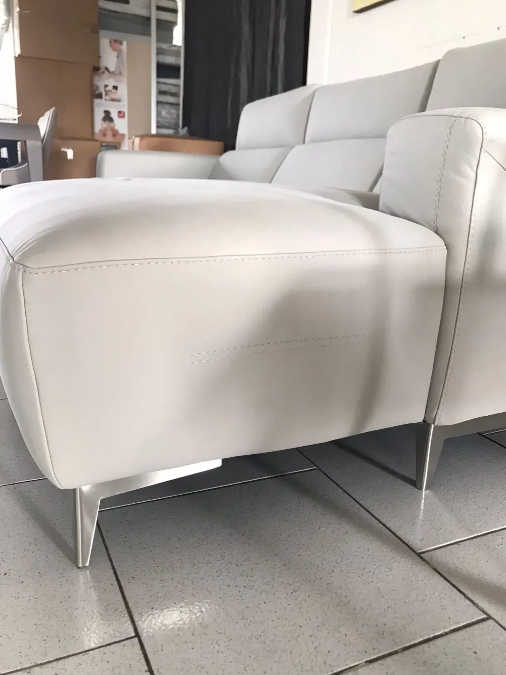 Divano con penisola in stile Design Con seduta allungabile con forte sconto^Md work Best