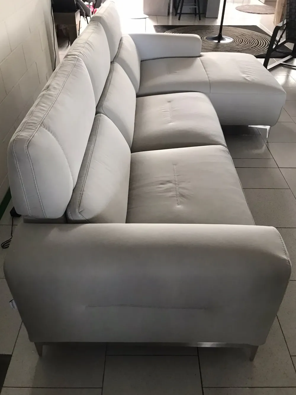 Divano con penisola in stile Design Con seduta allungabile con forte sconto^Md work Best