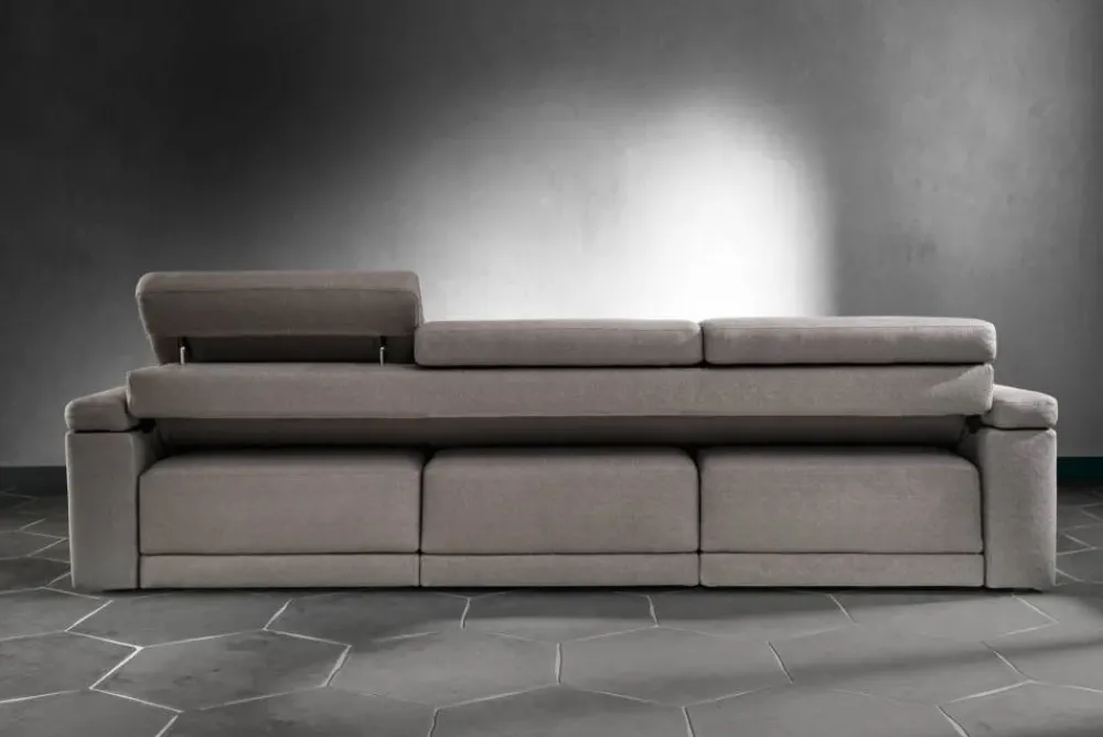 Divano con penisola in stile Design Con seduta estraibile a prezzi convenienti^Samoa Online