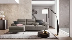 Le Comfort Divano Con penisola in Tessuto Cupido di- Divani