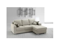 Gienne Divano con penisola in Tessuto a prezzo scontato- Divani