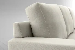 Gienne Divano con penisola in Tessuto a prezzo scontato- Divani