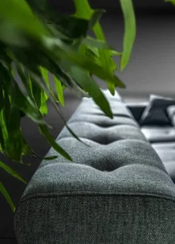 Md work Divano con penisola in Tessuto a prezzo scontato- Divani