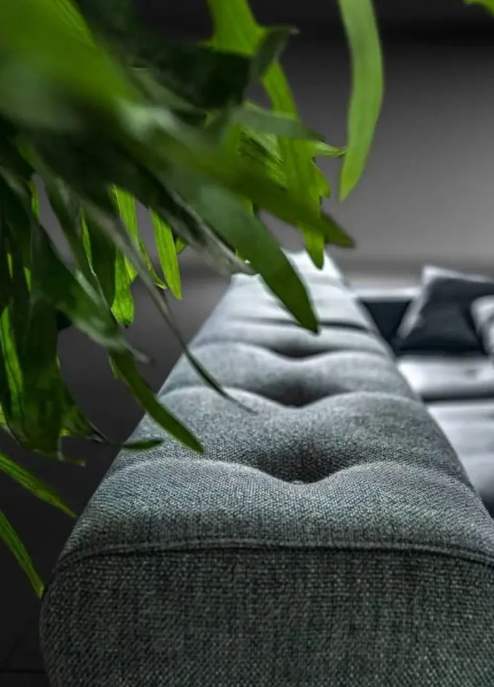 Md work Divano con penisola in Tessuto a prezzo scontato- Divani