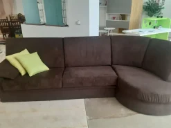 New Divano con penisola in Tessuto Girondo Rigo salotti Divani