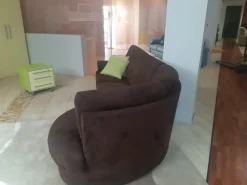 New Divano con penisola in Tessuto Girondo Rigo salotti Divani