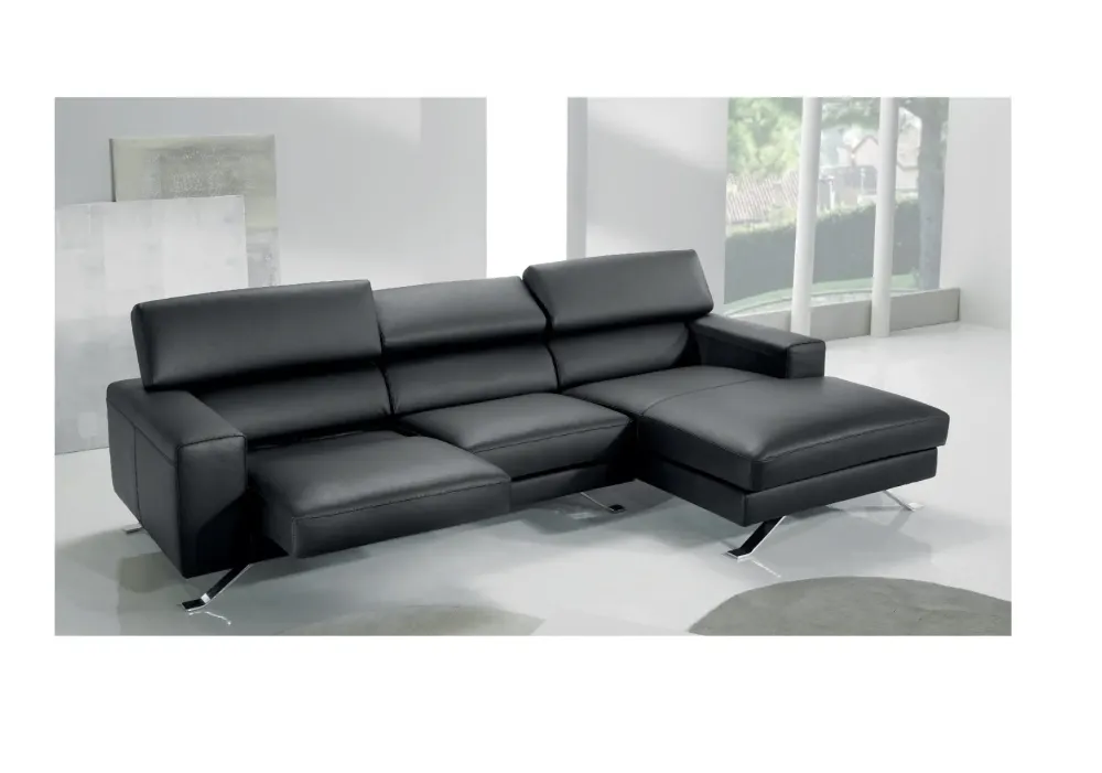 Cucine Store Divano con penisola in Tessuto Lisbona- Divani