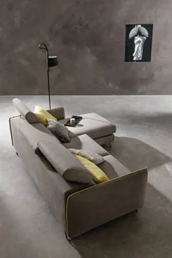 Samoa Divano con penisola in Tessuto a prezzo ribassato- Divani