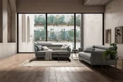 Samoa Divano con penisola in Tessuto a prezzo ribassato- Divani