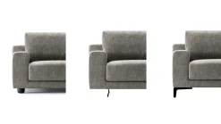 Doimo Salotti Divano Con penisola James di a prezzo scontato- Divani