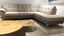 Divano con penisola Jacopo PREZZI OUTLET sconto 71% Divani