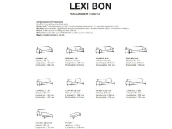 New Divano con penisola Lexi bon con forte sconto Divani