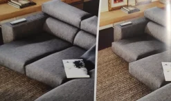 Fabbri salotti Divano con penisola Miami in OFFERTA - 40%- Divani