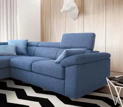 Divano Con penisola modello Adela di a prezzi convenienti Divani