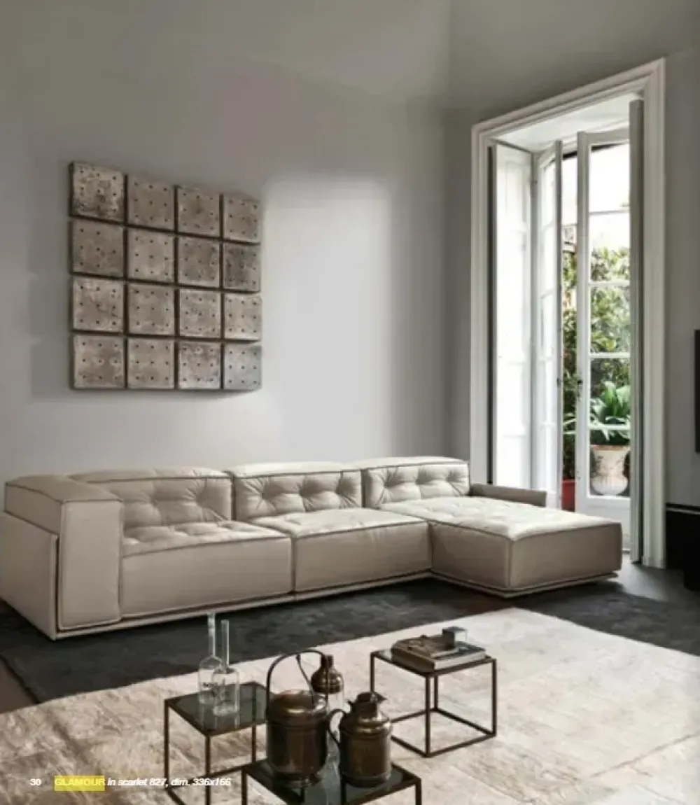 Divano Con penisola modello Glamour di con forte sconto^Doimo Salotti Sale