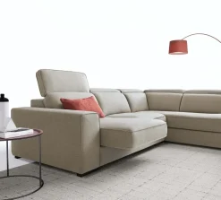 Sale Divano Con penisola modello Robert di a prezzi outlet Divani