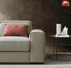 Sale Divano Con penisola modello Robert di a prezzi outlet Divani