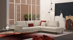 Online Divano con penisola modello Forest di con forte sconto Divani