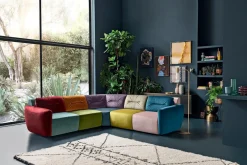 Felis Divano con penisola Murakami PREZZI OUTLET- Divani