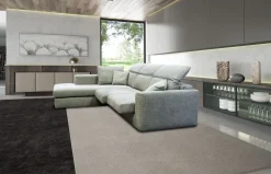 Outlet Divano con penisola Nadir a prezzo scontato Divani