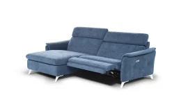 Divano con penisola pelle in poliuretano   a prezzo Outlet^Nicoletti Home Best