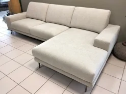 Divano con penisola Platz in Tessuto a 2550€^Rizzetto Best