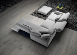 Discount Divano con penisola Polo line s. a prezzi outlet Divani