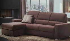 Divano con penisola Relax time a prezzi convenienti^Fabbri salotti Outlet