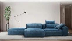 Md work Divano con penisola Rio 10 c. a prezzi convenienti- Divani