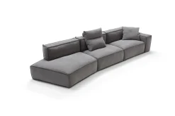 Md work Divano con penisola Rio 10 c. a prezzi convenienti- Divani