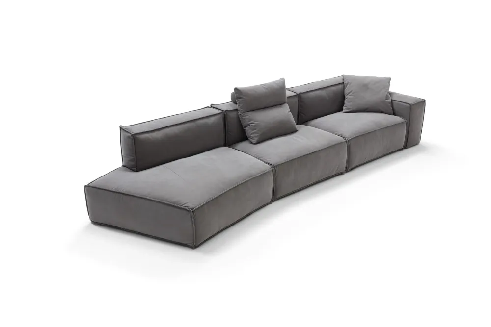 Md work Divano con penisola Rio 10 c. a prezzi convenienti- Divani