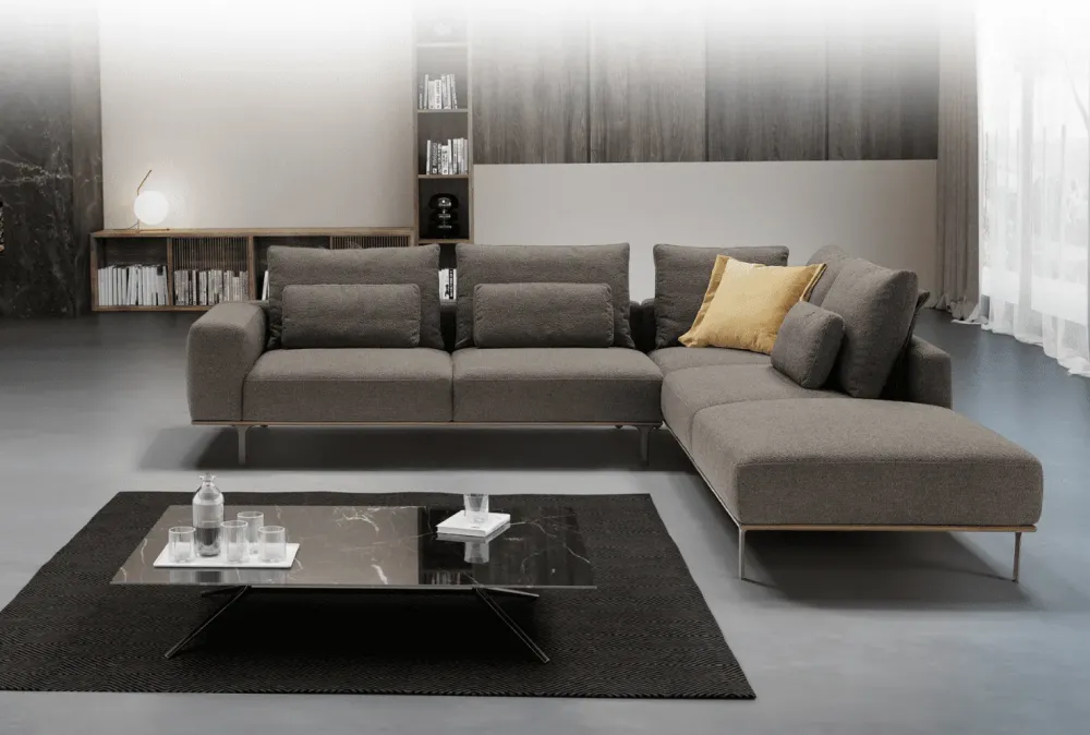 Divano con penisola Ross 10 c. in Offerta Outlet^Md work Discount