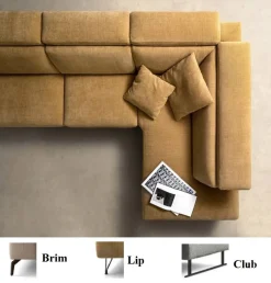 Online Divano Con penisola Space time Divani