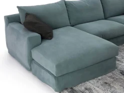 Diotti.com Divano Con penisola Strip outlet in Offerta Outlet a 1890€- Divani