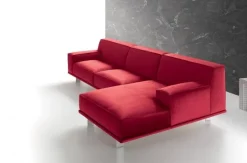 Divano con penisola tessuto in poliuretano   a prezzo Outlet^Felis Online