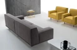 Divano con penisola tessuto in poliuretano   a prezzo Outlet^Felis Online