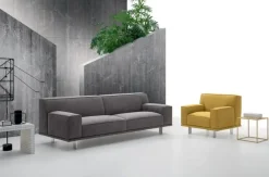 Divano con penisola tessuto in poliuretano   a prezzo Outlet^Felis Online