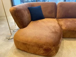 Divano Con penisola tessuto modello Londy di^Lago