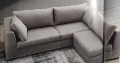 Fabbri salotti Divano con penisola tessuto in poliuretano   in Offerta Outlet- Divani