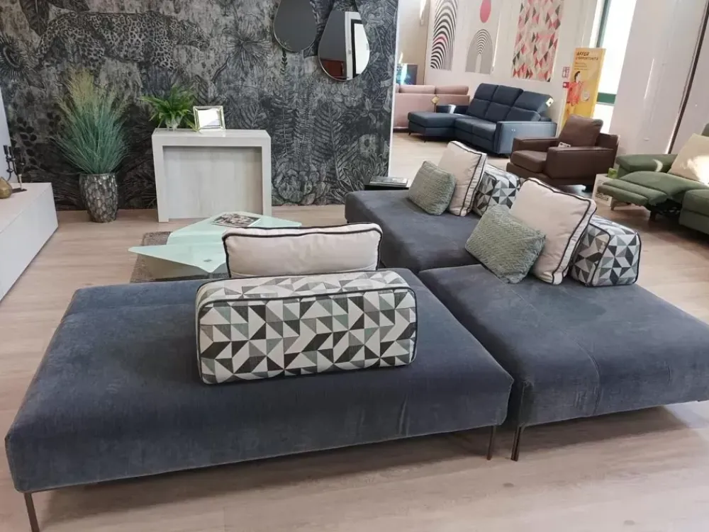 Artigianale Divano Con schienali spostabili di a prezzo ribassato- Divani