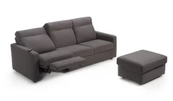 Excò Divano da 3 posti modello Divano mod.denise con meccanismo-relax elettrico in promo-sconto del 50% di scontato- Divani