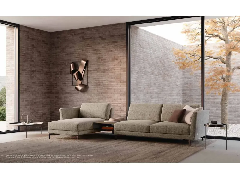 Divano da 4 posti modello Gregory di scontato^Doimo Salotti Online