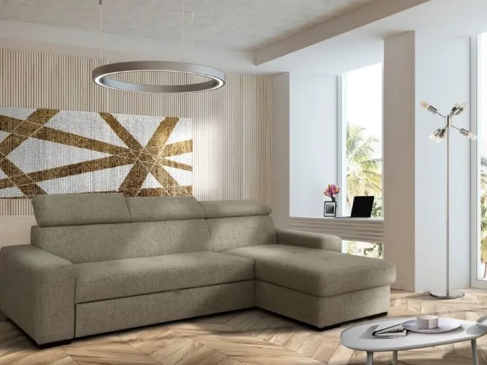 Artigianale Divano da 5 posti modello Divano trasformabile party di scontato- Divani