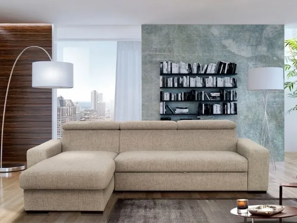 Artigianale Divano da 5 posti modello Divano trasformabile party di scontato- Divani