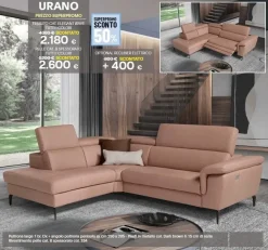 Sofangel Divano da 4 posti modello Urano di scontato- Divani