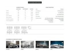 Divanidea Divano da 4 posti modello Prado di scontato- Divani
